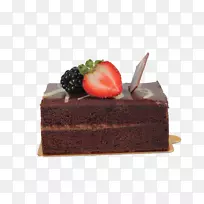 巧克力蛋糕巧克力布朗尼草莓奶油蛋糕巧克力蛋糕HQ图片