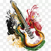 电吉他海报-艺术吉他