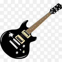 电吉他-黑色酷吉他