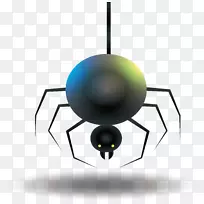 蜘蛛万圣节下载-黑色万圣节蜘蛛
