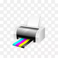 打印机cmyk彩色模型剪贴画三维打印机