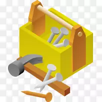 工具箱锤子螺丝工具箱螺杆锤