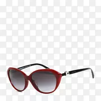 太阳镜光线禁止眼镜时尚配件墨水红框太阳镜
