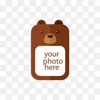 棕熊-棕熊照片盒