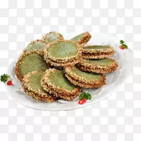 绿茶点心薄饼饼干-产品绿茶派