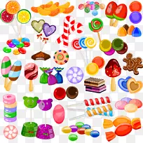 棒棒糖、糖果、明胶、甜品、熊卡通棒棒糖