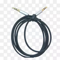 电缆数据电缆.黑色简单蓝牙数据电缆