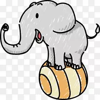 表演大象马戏团-马戏团大象