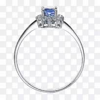 耳环蓝宝石钻石蓝宝石戒指