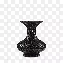 花瓶图标-纯黑色花瓶