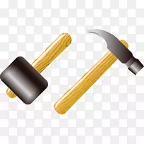 锤子工具图标-锤子