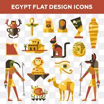 古埃及平面设计埃及-埃及元素插图