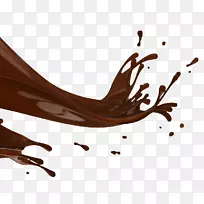 咖啡巧克力牛奶热巧克力奶油巧克力牛奶飞溅