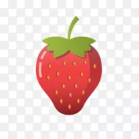 草莓仙人掌卡通-草莓创意