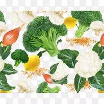 西兰花、花椰菜、有机食品、叶菜、保健蔬菜、西兰花和花椰菜