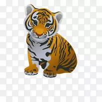 拼图游戏华南虎猫西伯利亚虎-可爱的小老虎