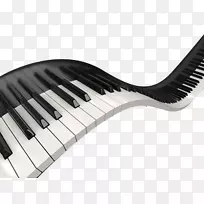 钢琴音乐键盘跳跃钢琴