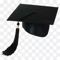 正方形学术帽毕业典礼学术服装剪贴画-毕业帽
