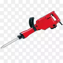 电动锤工具电钻.红色动力锤