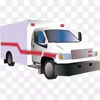 救护车医院图标-救护车png元素