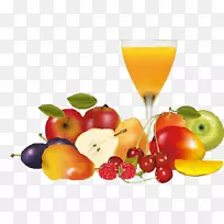 橙汁水果饮料-芒果