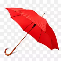 雨伞红色雨柱摄影彩色-红色雨伞