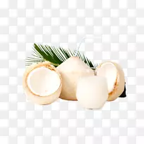 椰子水纳塔椰奶椰子汁椰子棕榈叶