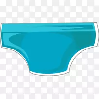泳裤蓝色泳裤