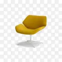椅子扶手准沙发塑料黄色舒适安乐椅