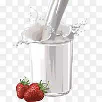 调味牛奶汁草莓-草莓奶