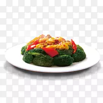 亚洲区西兰花、盘菜文化广场素食菜虾花椰菜