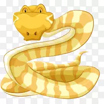 蛇类摄影免版税插图-卡通蛇
