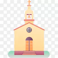 图标-绘制平面教堂