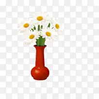 菊花花瓶
