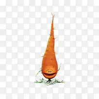 胡萝卜绘图图标-卡通胡萝卜