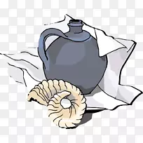 海蜗牛夹艺术-蓝瓶海螺