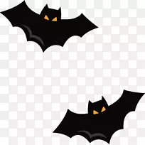 万圣节蝙蝠-黑色万圣节蝙蝠