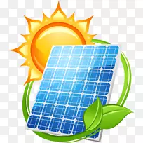 太阳能电池板海报太阳能材料