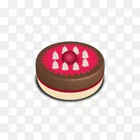 生日蛋糕巧克力蛋糕牛乳玉米饼-精美巧克力蛋糕