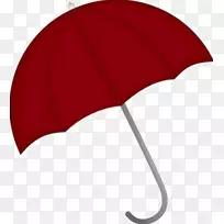 雨伞画夹艺术-红色雨伞