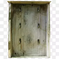门框夹艺术-旧门