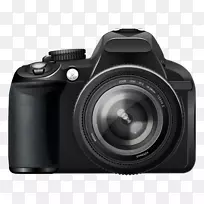 麦克风数码相机单镜头反射式照相机黑色数码相机