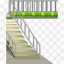 楼梯，金属扶手，天窗，甲板栏杆.手动楼梯