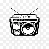 20世纪80年代小型盒式录音带艺术.收音机