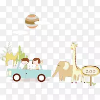 Windows 7壁纸-动物园海报儿童创意