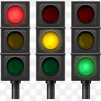 塔帕里山红绿灯-免费摄影-三行交通灯