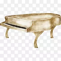 前钢琴Albom-老式钢琴