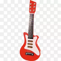 吉他、纸、乐器、摇滚乐、红吉他乐器