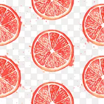 柚子，血橙-人烟稠密的彩绘葡萄柚