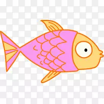 锦鲤鱼竿夹艺术-粉红鱼